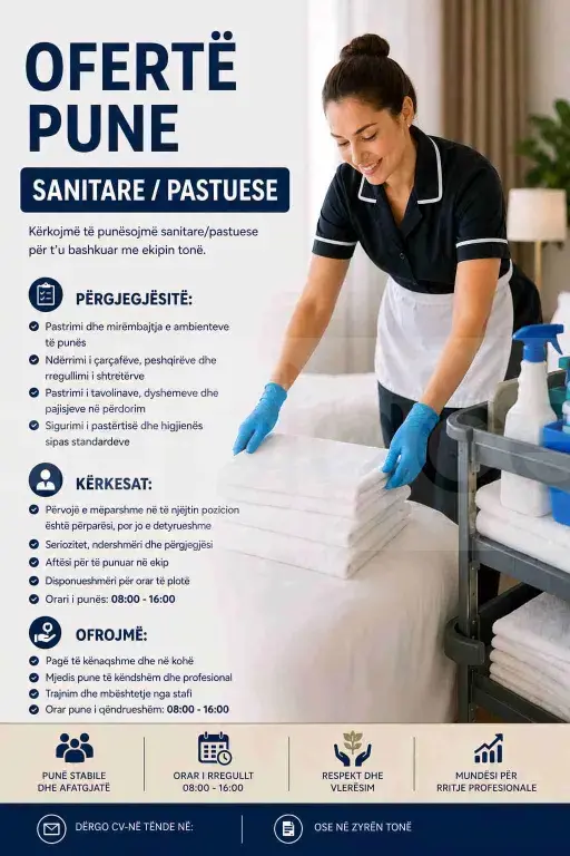 Kerkojme Sanitare/Pastruse