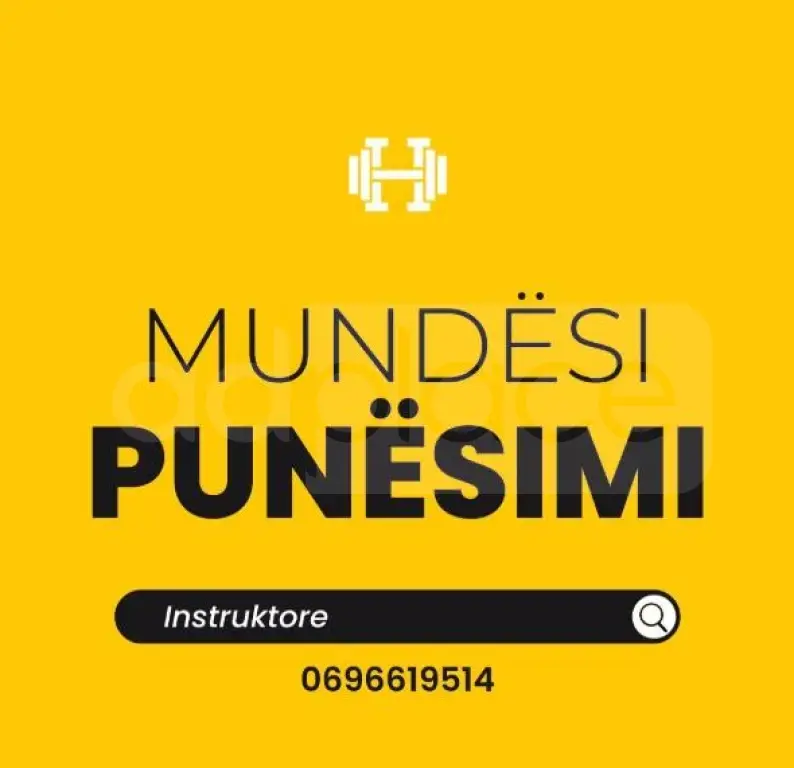 Hollywood Gym kerkon te punesoje Instruktor/e