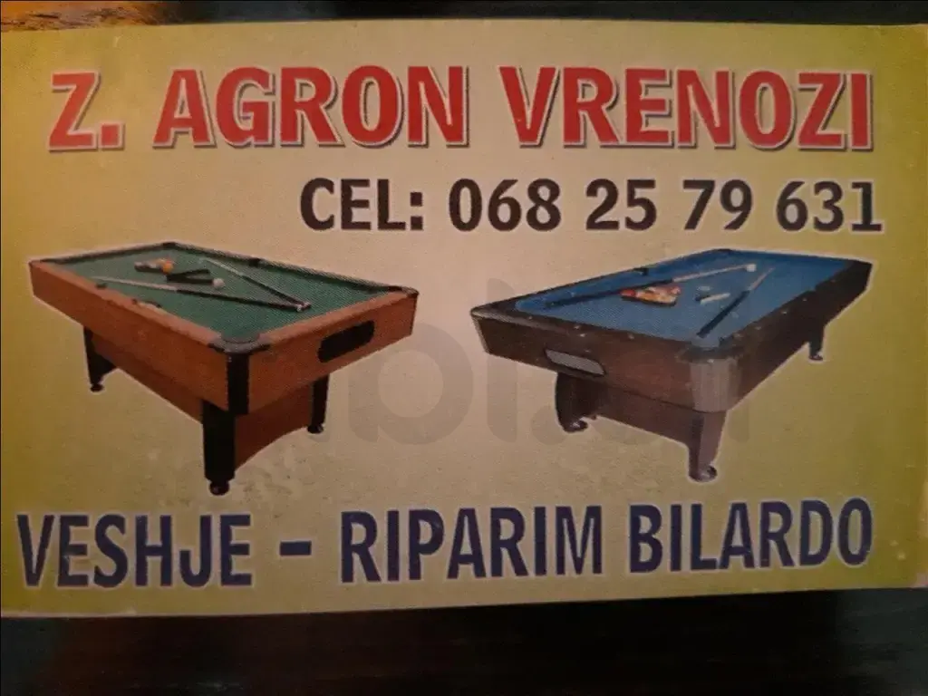Veshje dhe riparim bilardo