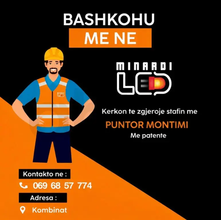 Kërkohet Puntor Montimi për REKLAMA