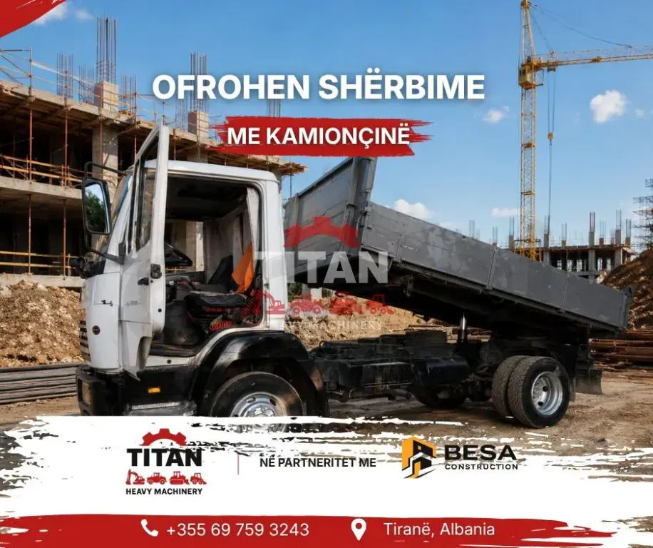 Ofrojmë shërbime me kamionçinë