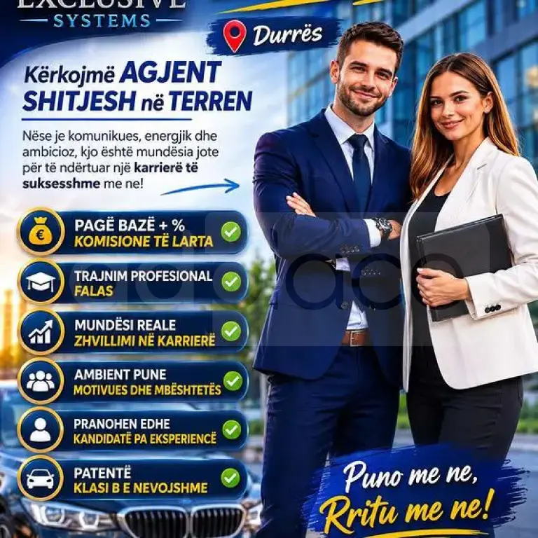 PUNE PART TIME- FULL TIME KARRIER AFATGJATË