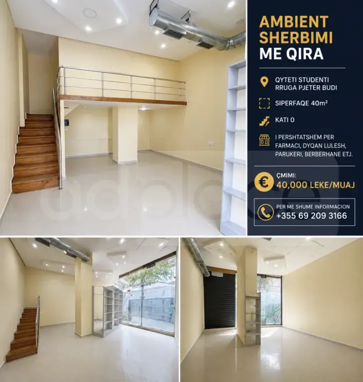Pasuri të patundshme komerciale  40m² -1 floor
