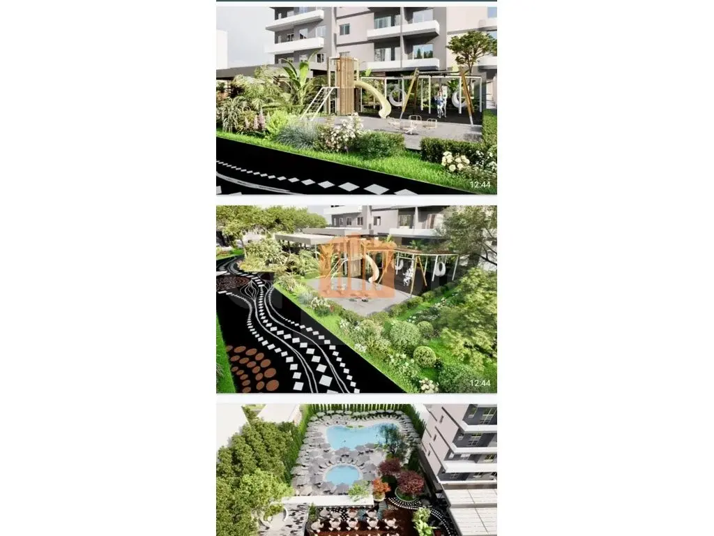 Apartament 1+2 dhoma 107 m² 1 kati