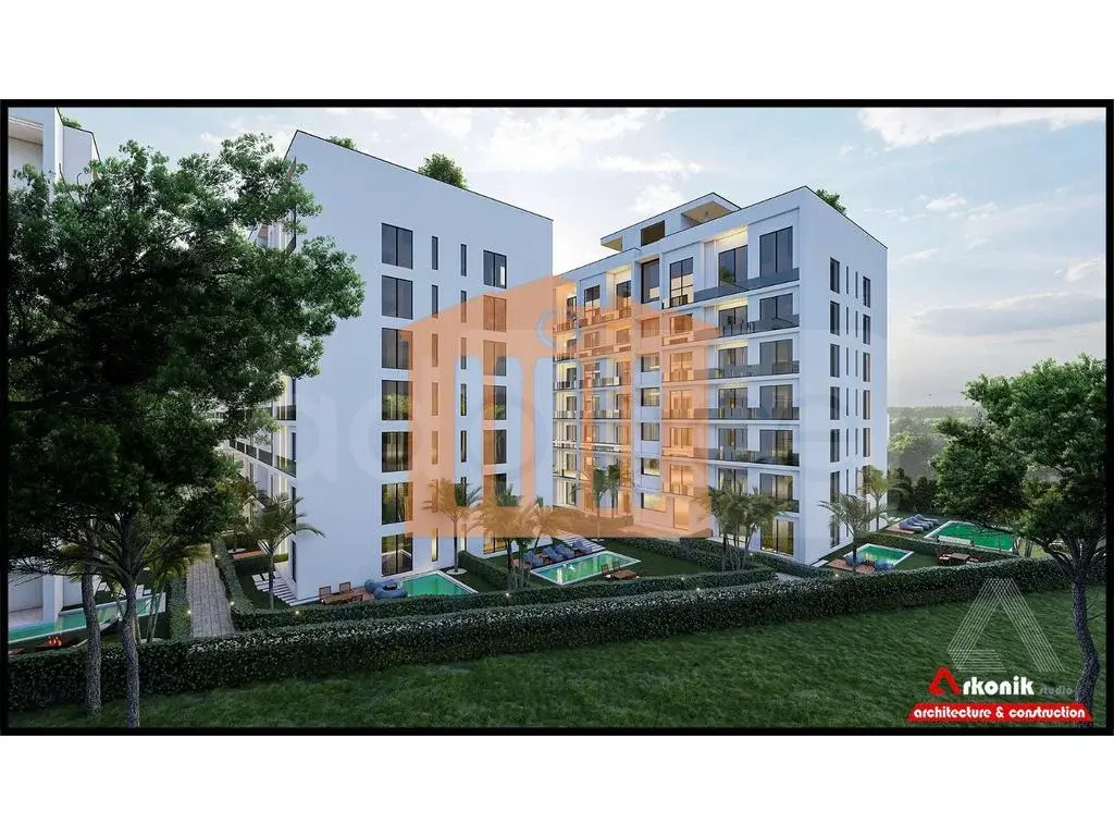 Apartament 1+1 dhoma 51 m² 2 kati