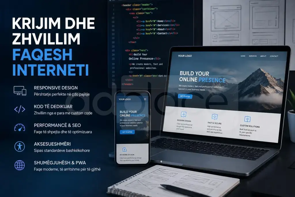 KRIJIM DHE ZHVILLIM FAQESH INTERNETI