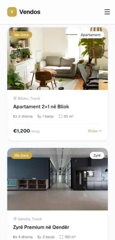 Ndertojmë website per agjensj immobiliare