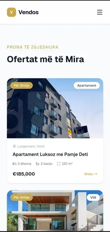 Ndertojmë website per agjensj immobiliare