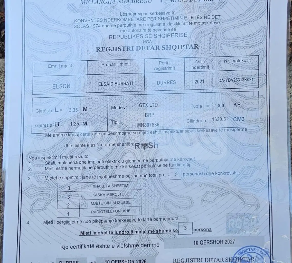 Ski uji SeaDoo 2021