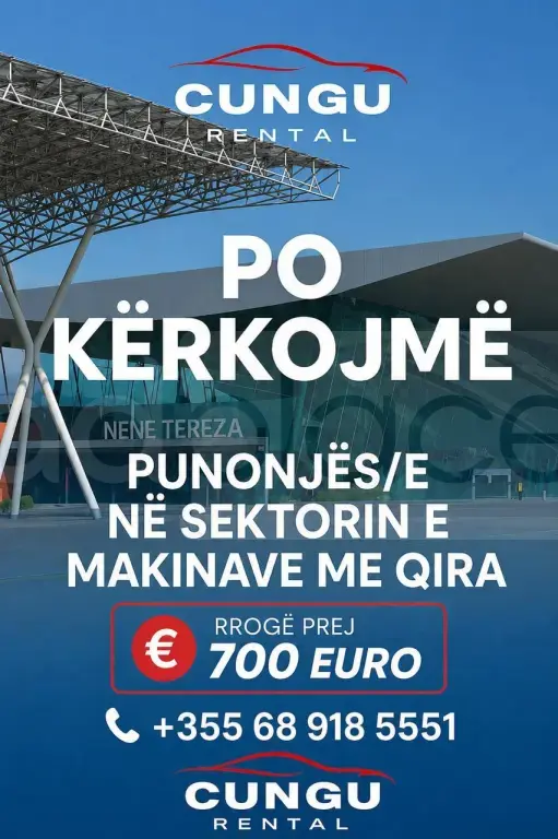 Kerkohet punonjes/e ne sektorin e makinave me qera
