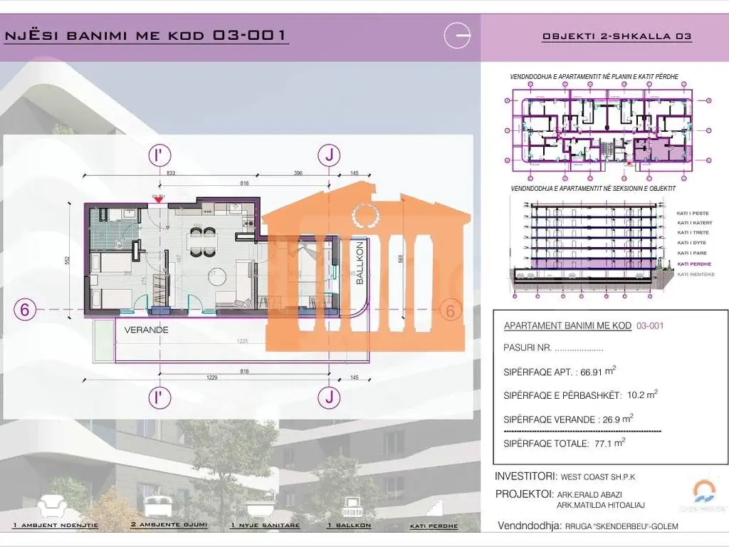 Apartament 67 m²