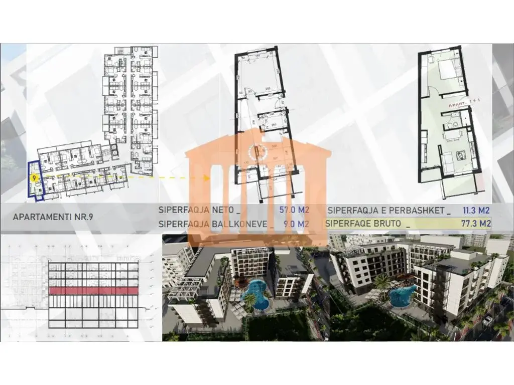 Apartament 66 m² 5 kati