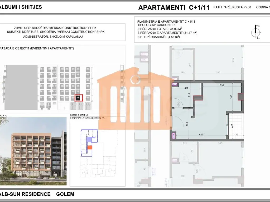 Apartament 31 m²