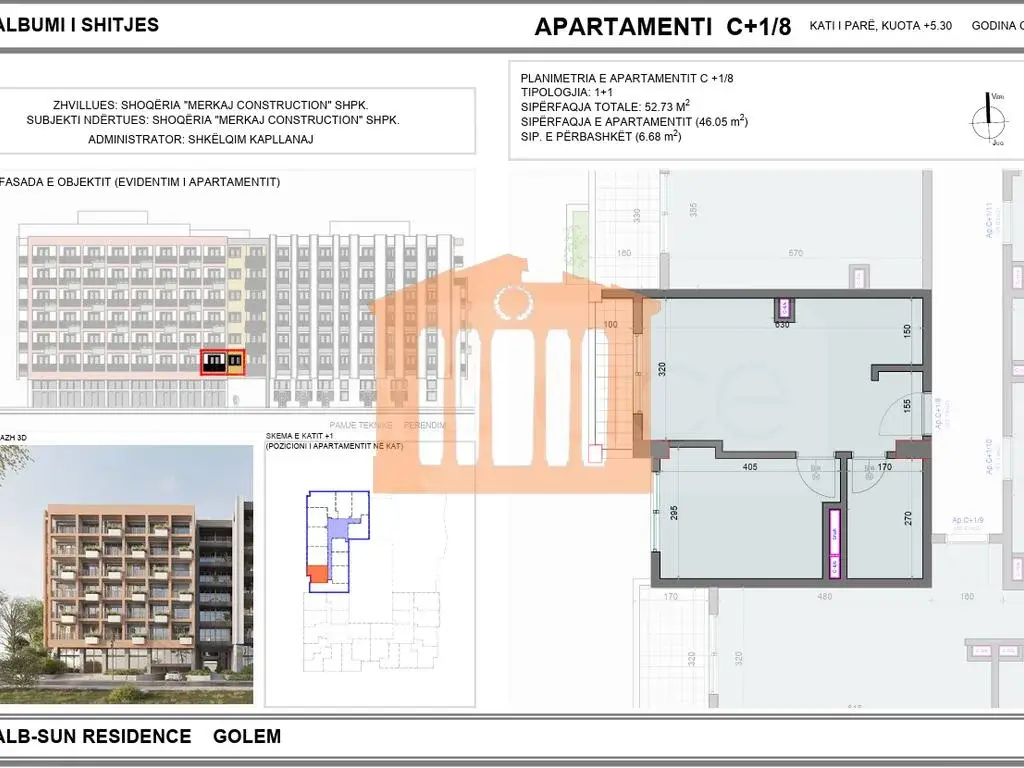 Apartament 46 m²