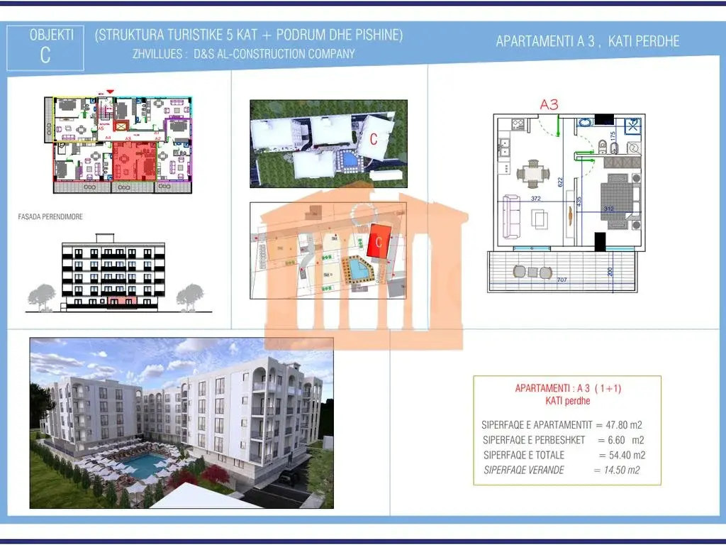 Apartament 47 m²