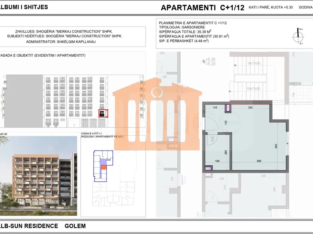 Apartament 31 m²