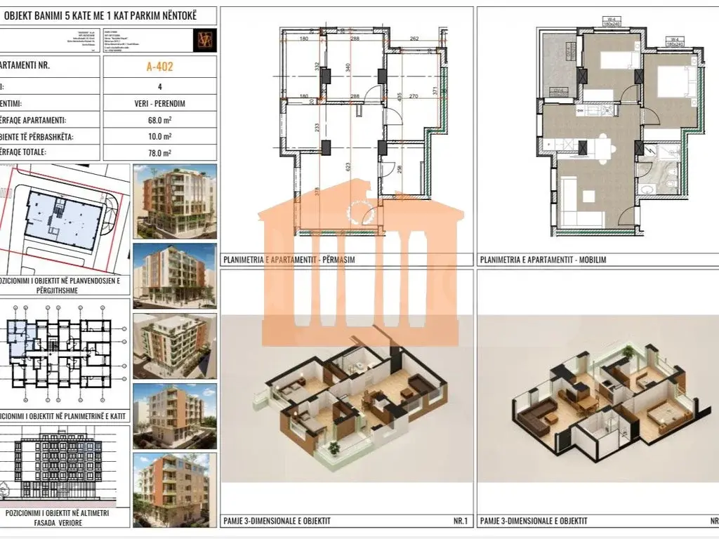 Apartament 68 m² 4 kati