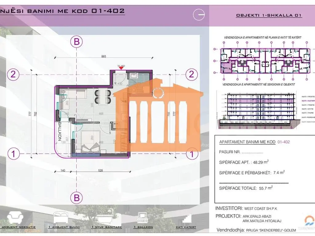 Apartament 48 m²