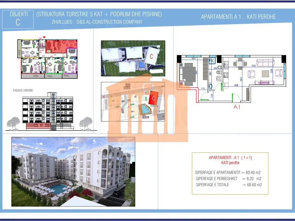 Apartament 60 m²