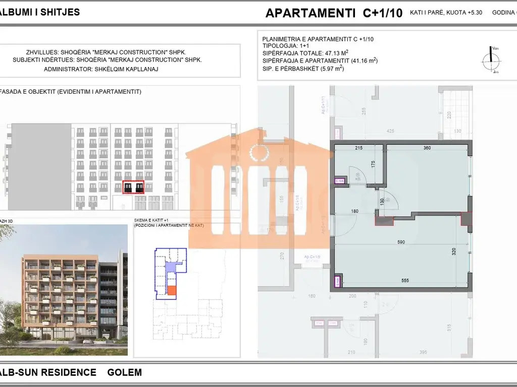 Apartament 41 m²