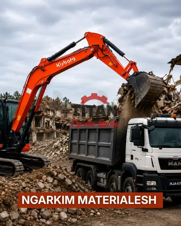 Shërbime me Eskavator në Tiranë – Gërmime, Nivelime & Sistem
