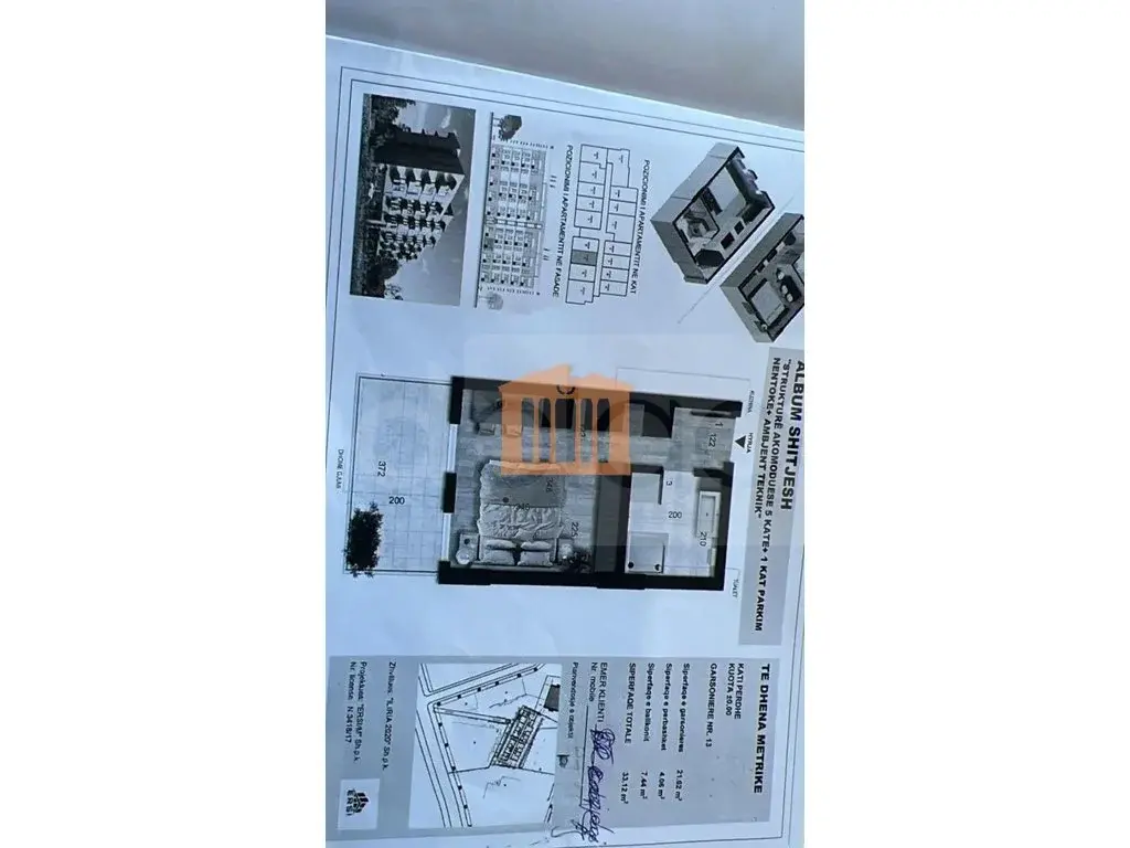 Apartament 1+1 dhoma 22 m² 1 kati