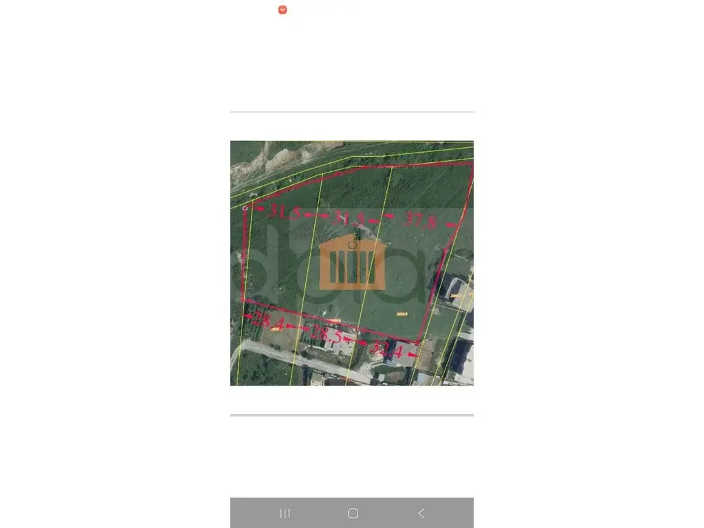 Land plot 2950 m²