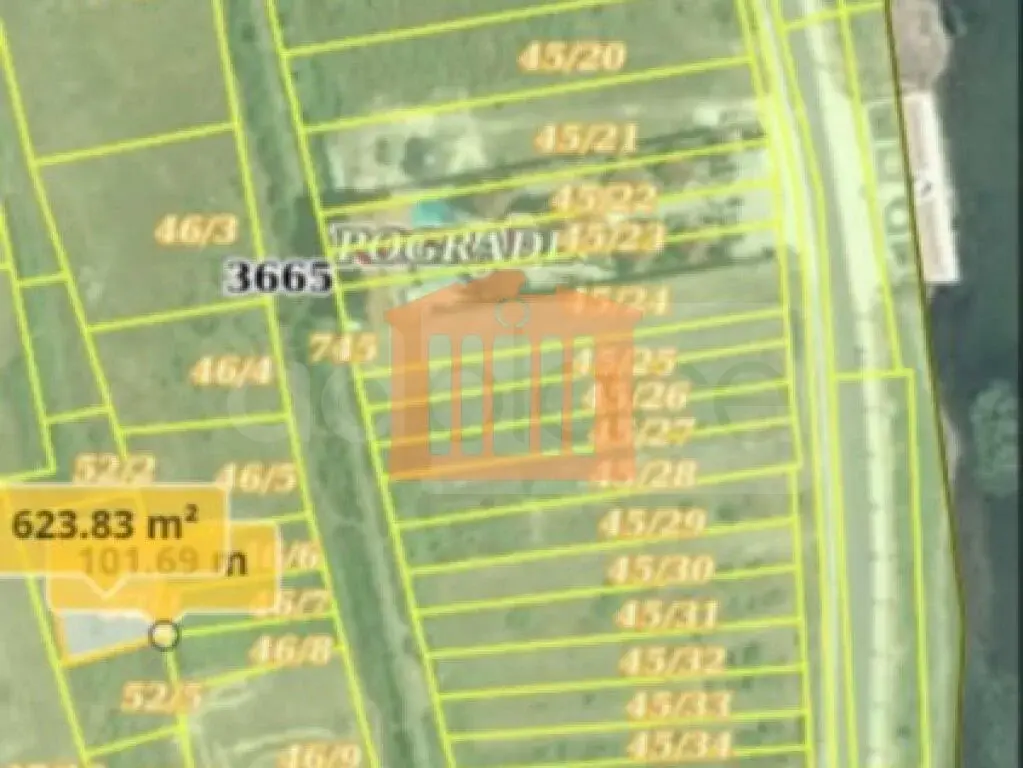 Parcela toke 400 m²