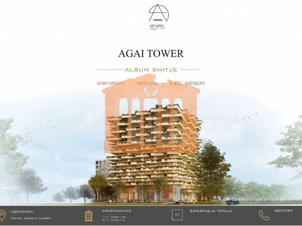 Квартира 1+1 комната 70 м²